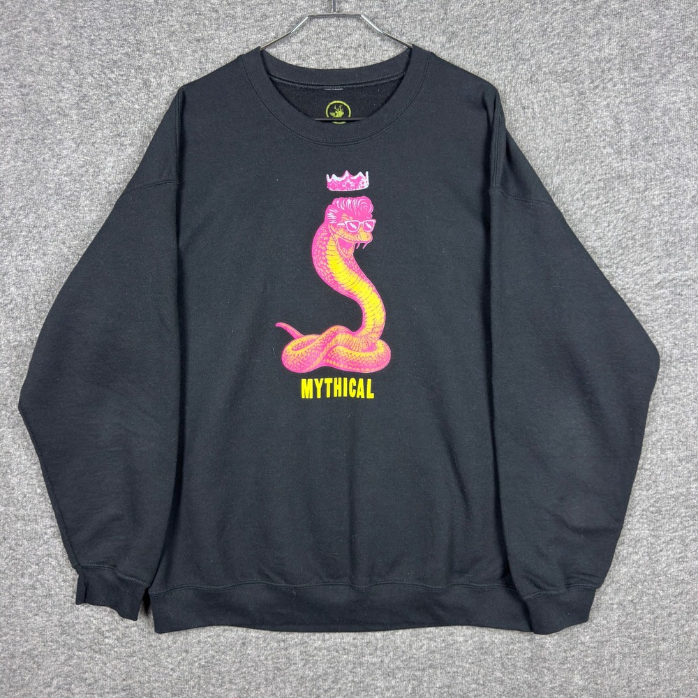 Good Mythical Sweatshirt Mens XL Serpent King Graphic Pullover GMM Rhett Link